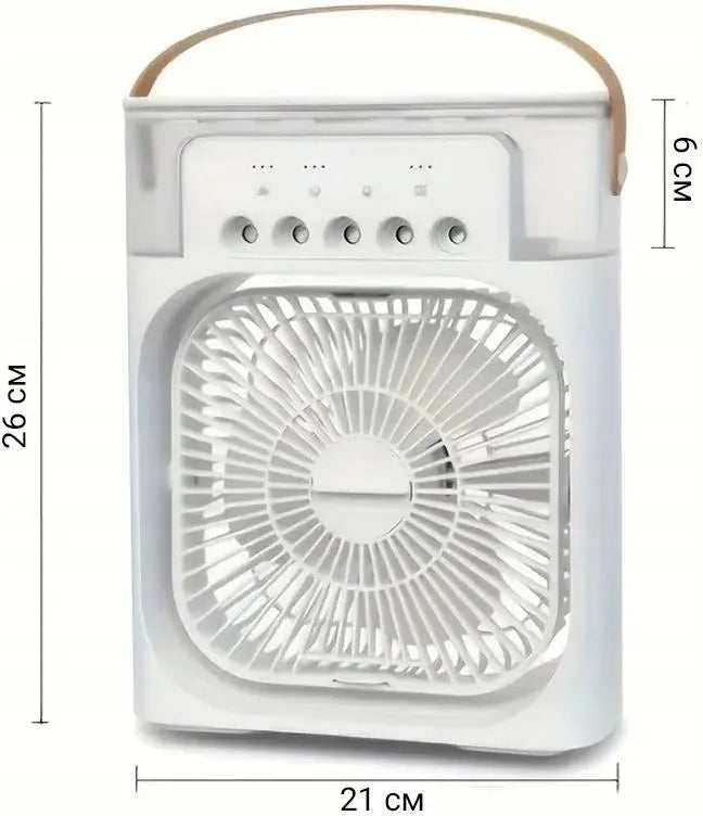 Przenośny klimatyzator na wodę 4w1 500ml USB