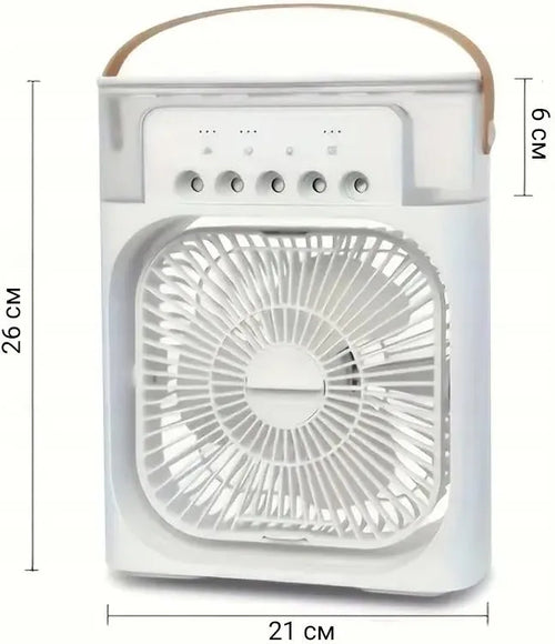 Przenośny klimatyzator na wodę 4w1 500ml USB
